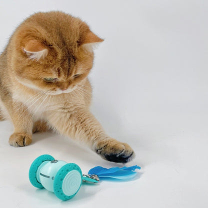 Electric cat toy with USB charging, long battery life, automatic remote control-