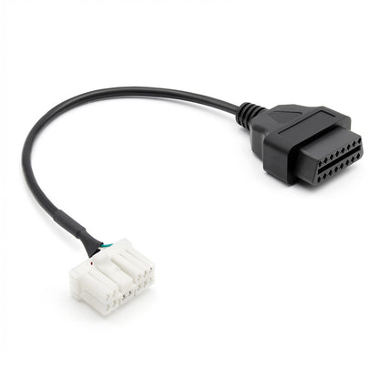 12-Pin Female Connector OBD II Diagnostic Tool Harness Cable For Tesla Model S X