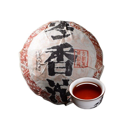 Natural 500g Bamboo Shell Jujube Fragrant Tuocha TopGrade Cooked Pu'er Black Tea