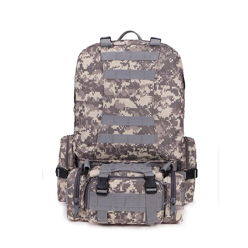 50L Tactical Backpack Backpacks Sport Bags Outdoor Trekking Camping Rucksack
