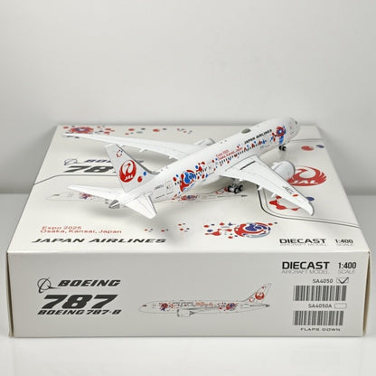 1:400 JC Wings Japan Airlines Boeing 787-8 Airplane Diecast Aircraft Plane Model