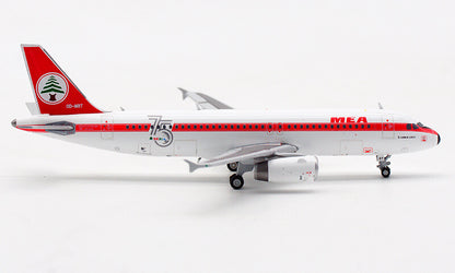 JC Wings Lebanon Middle East Airlines AirBus A320 OD-MRT 1:400 plane Pre-built