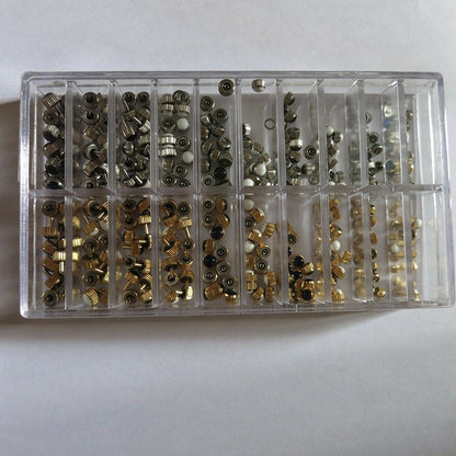 360*Assortment Copper Mixed Watch Repair Part Set for Quartz&Mechanical Watch