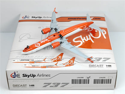 1:400 JC Wings SKYUP AIRLINES BOEING B737-800 Passenger Airplane Diecast Model