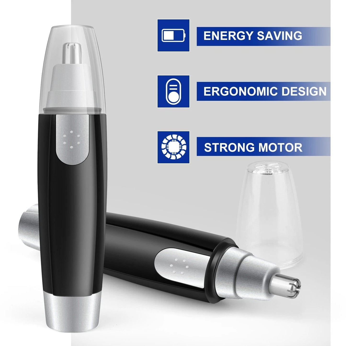 Electric Nose Ear Hair Trimmer Face Eyebrow Mustache Beard Shaver Clipper Unisex