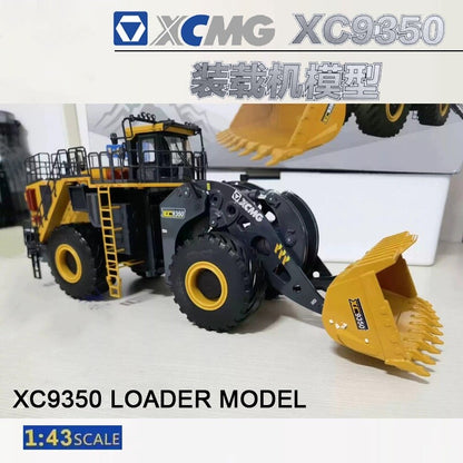 1:43 XCMG XC9350 Mining Wheeled Loader Construction Equipment Diecast Model