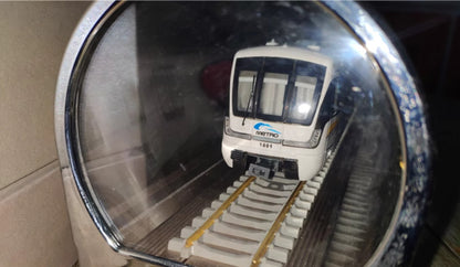 1:68 43CM Chengdu Metro Line 10 Passenger Car Trains Vehicle Diecast Model