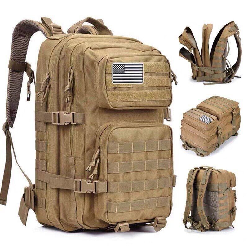 50L1000D Nylon Tactical Backpack Sport Military Bag Men Outdoor Travel Rucksack
