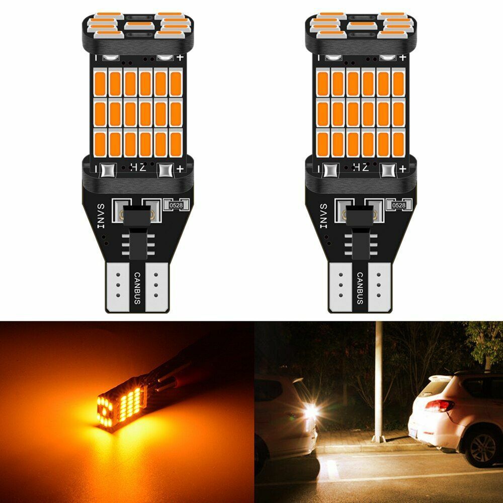 W16W LED Bulb Car Backup Reverse Lights 2pcs T15 T16 Canbus 921 for Audi A4 B8