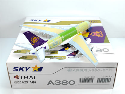 1:400 JC Wings THAI AIRBLUS A380 Passenger Airplane Diecast Aircraft Model