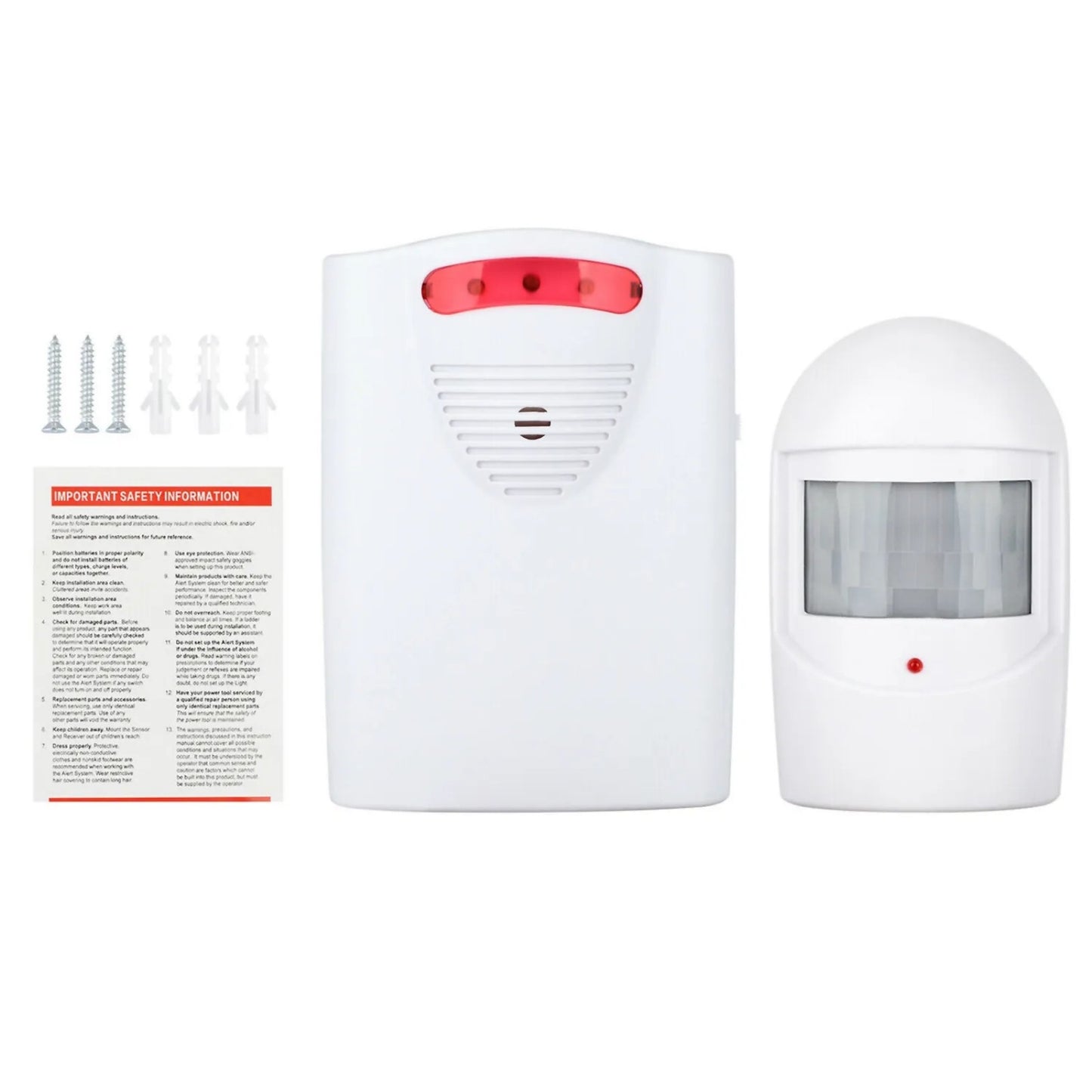 315mhz Infrared Motion Sensor Home Garage Alert Security System