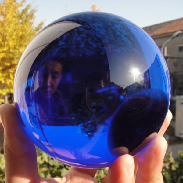 50MM Round Glass Crystal Ball Sphere Buyers Select the Size Magic Ball