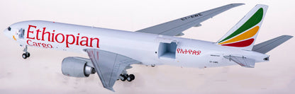 1:200 32CM JC Wings Ethiopian Cargo BOEING 777-200LRF Airplane Diecast Model