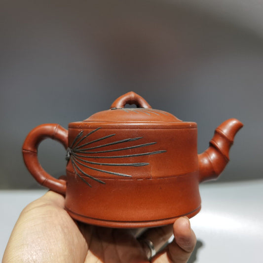 Vintage Chinese Yixing Purple Clay Teapot Zisha Ceremony Fashion Gift Teaware