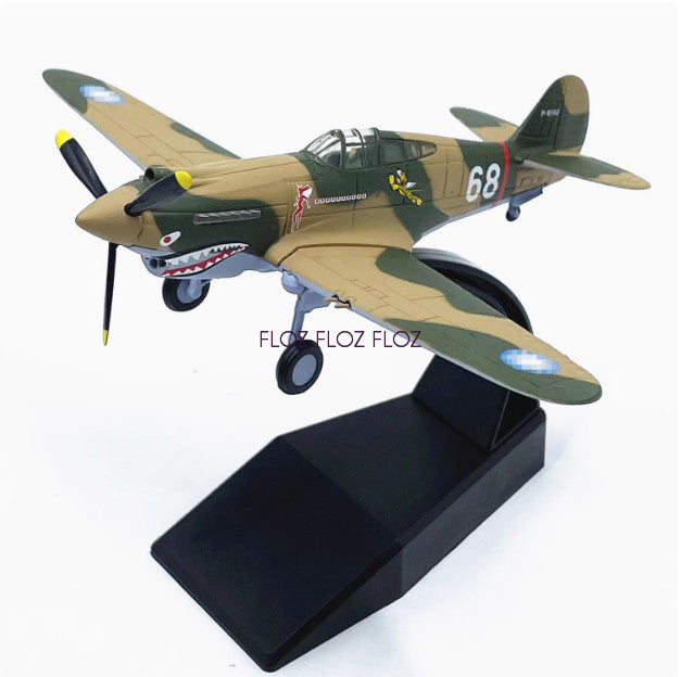 WWII P-40 NO.68 1/72 diecast plane model aircraft