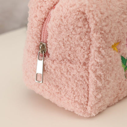 Tulip Flower Travel Cosmetic Storage Bag Makeup Organizer Handbag Wash Purse 1PC