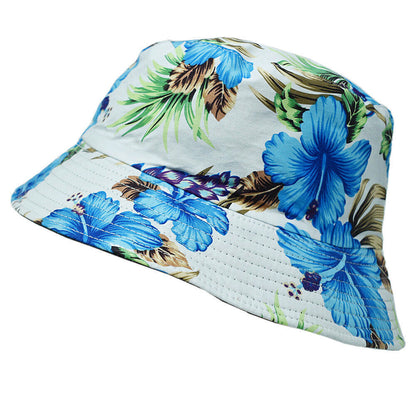 Unisex 100% Cotton Bucket Hat Boonie Hunting Fishing Outdoor Reversible Cap