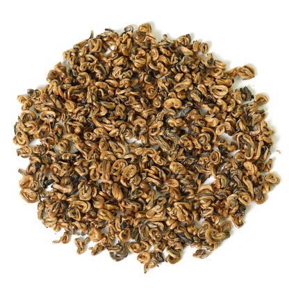GOARTEA 100g Nonpareil Supreme Yunnan Black Tea Dian Hong Snail Black Tea-