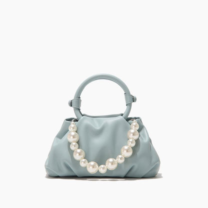Ring Handbags Pearl And Marble Decoration Shoulder Bag Delicate Crossbody Purse