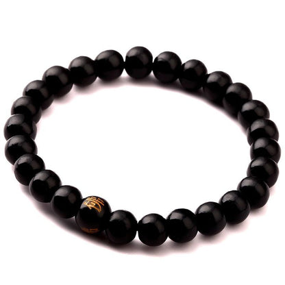 1Pc Men Wood Beads Bracelet Buddhist Buddha Bangles Women Meditation Bracelets