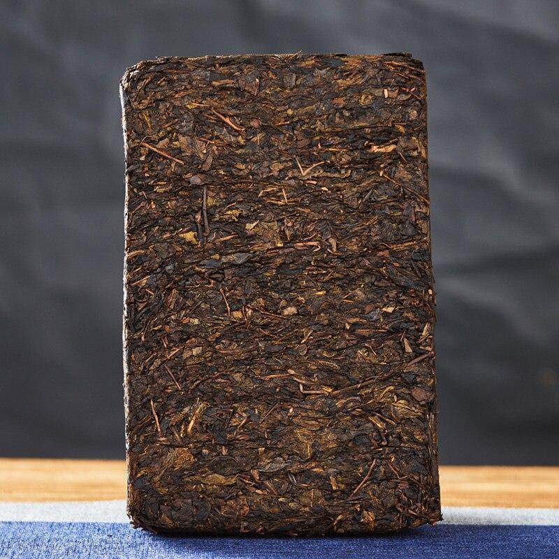 1000g Yr Anhua Dark Tea with Gloden Flower Compressed Tea Hey Cha