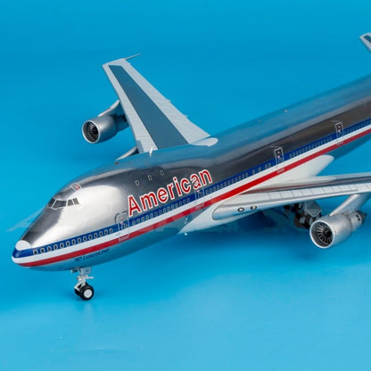 1:200 JC Wings American Airlines Boeing 747-100 Airplane Diecast Aircraft Model