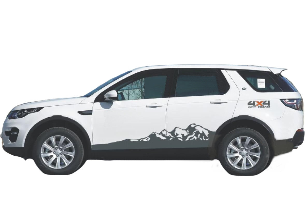Mountain Graphics Car Sticker For Land Rover All Models Side Skirt Stripe Decals