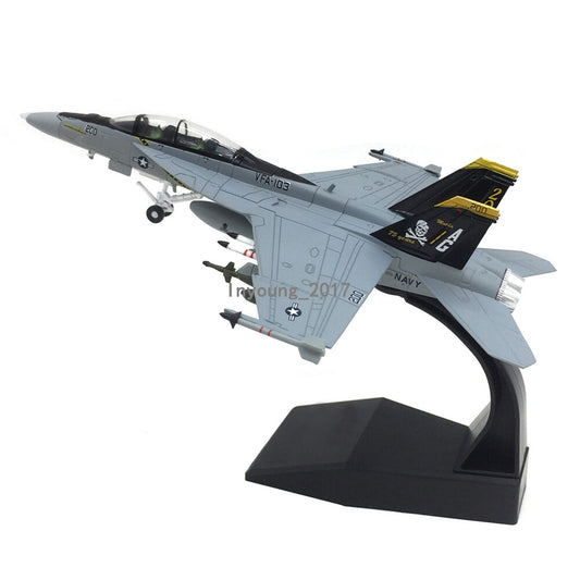 1/100 McDonnell Douglas F/A-18F Super Hornet Plane Model Diecast Airplane Model