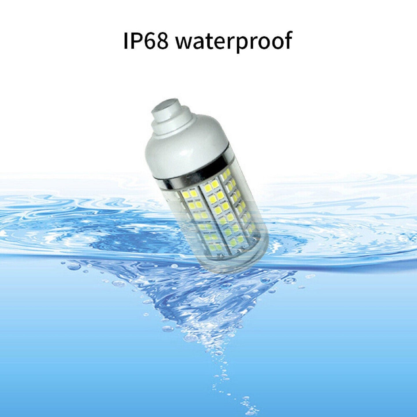 1 Pc 12V-24V LED Lure Fish Lamp Night Fishing Lights Underwater Lighting Light m