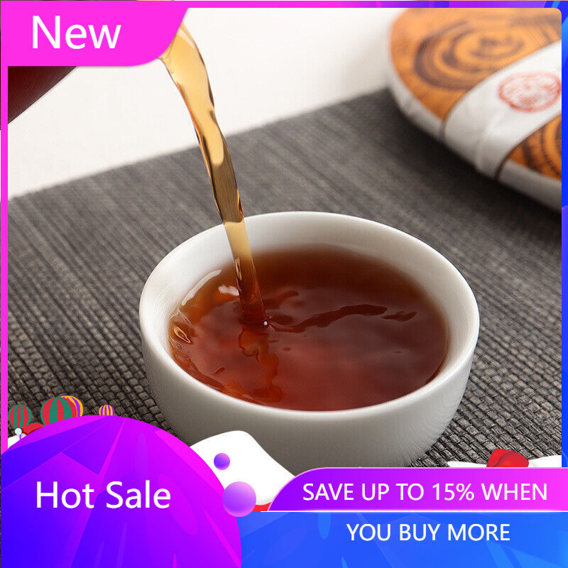 357g Aged Puerh Ripe Tea Menghai Golden Bud Tea , Yunnan Puerh Tea