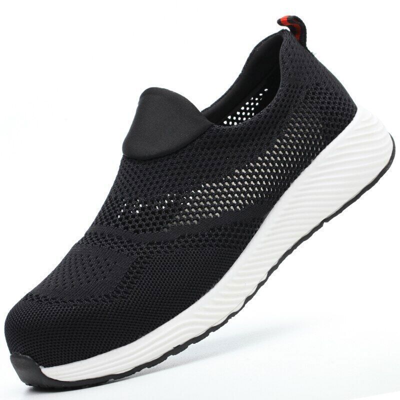 Work Shoes Men Women Steel Toe Cap Shoes Puncture-Proof Boots Sneakers