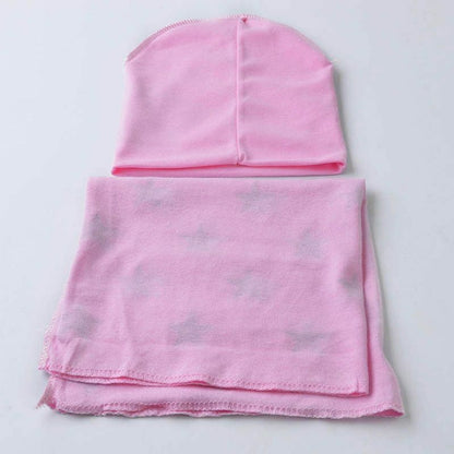Baby Hats Winter Spring Scarf Sets Cotton Boy Girl Caps Kids Bonnet Beanie Cap