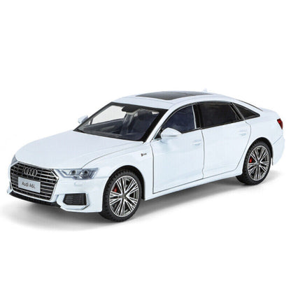 1:18 AUDI A6 Diecast Model Car Toy Metal Vehicle Collection Sounds Light