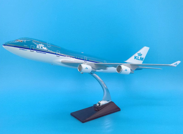 47CM 1:150 KLM BOEING 747-400 PH-BFB Passenger Airplane Resin Aircraft Model