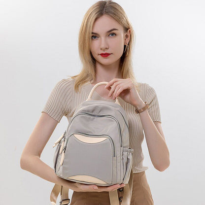 Waterproof Backpack Leisure Traveling Bags Small 1PC Leather Makeup Purse Oxford