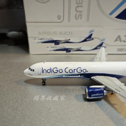 1:400 JC Wings IndiGo Airbus A321 Airplane Diecast Aircraft Model