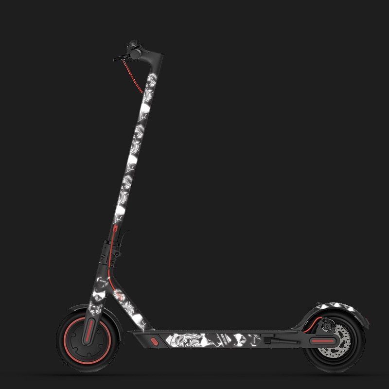 Electric Scooter Reflective Sticker Accessories Waterproof Luminous Night Riding