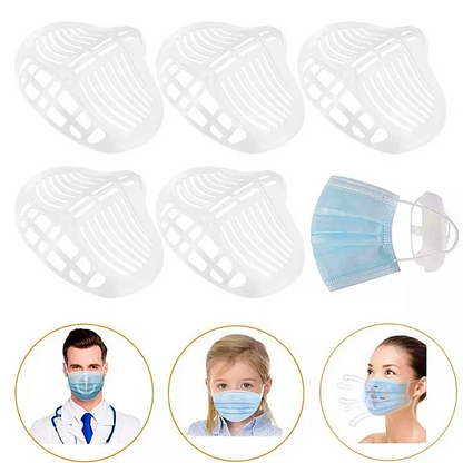 Mascarilla Soporte Boca Separador Interior Reutilizable 3D Soporte d Respiracion