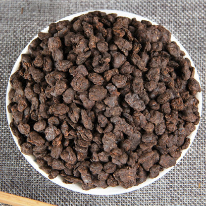 500g Pu'er Tea Loose Tea Yunnan Broken Silver Old Tea Head Nuoxiang Tea Ripe Tea