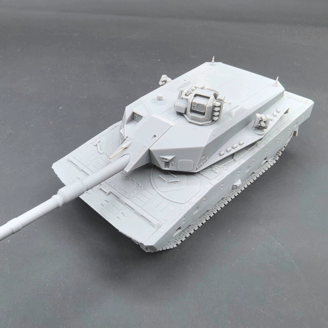 1/72/87/144 German KF51-U Main Battle Tank Unmanned Turret Model Kit 3D Printed