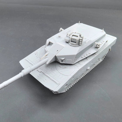 1/72/87/144 German KF51-U Main Battle Tank Unmanned Turret Model Kit 3D Printed