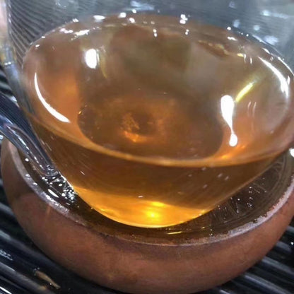 357g Yunnan Puerh Raw Tea 2006 Yiwu Old Tree Raw Pu-erh Tea Cake Qizi Pu'er Tea