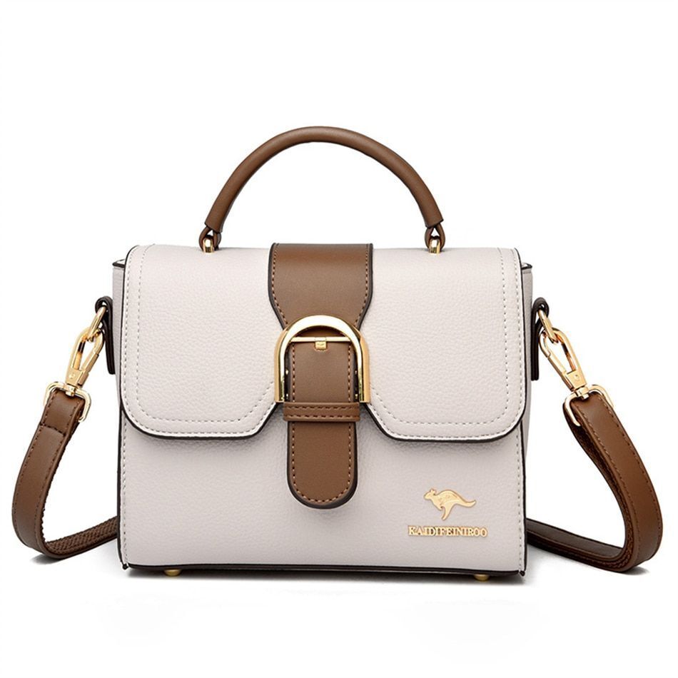 Women Fashion Handbag Purse Genuine Leather Shoulder Crossbody Flap Totes Bags