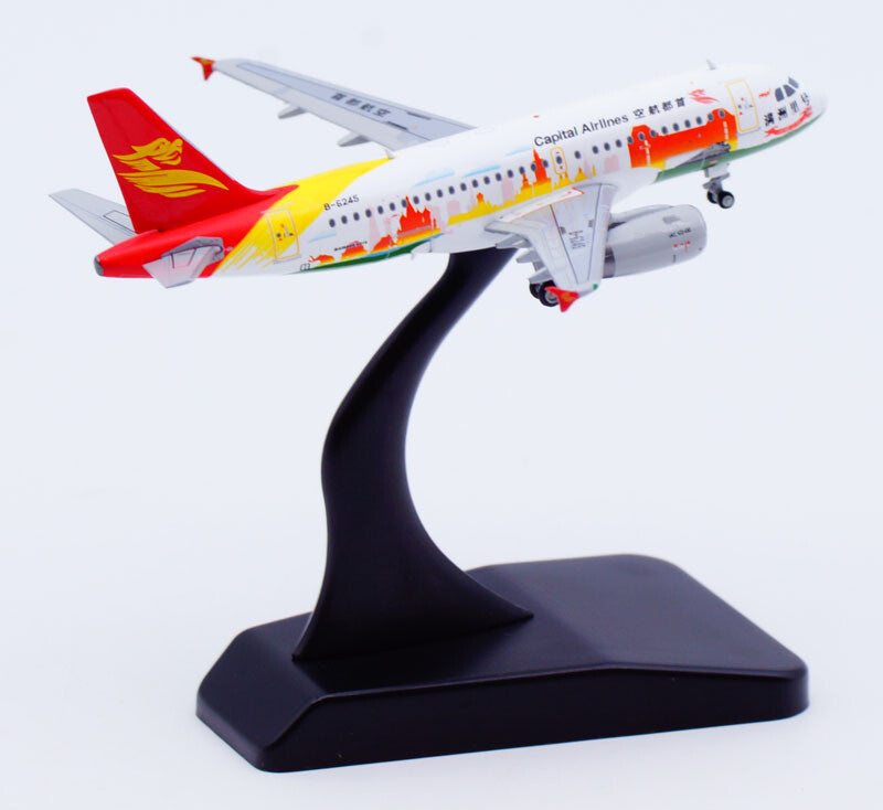 1:400 JC Wings HNA Capital Airlines A319 Passenger Airplane Diecast Plane Model