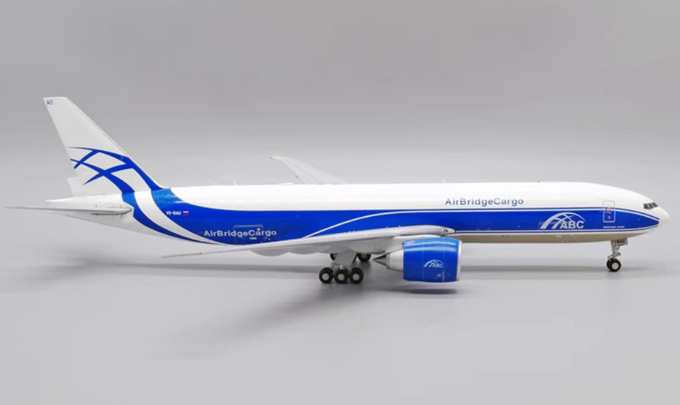 1:200 32CM JC WINGS AirBridgeCargo BOEING 777-200LRF Airplane Diecast Model