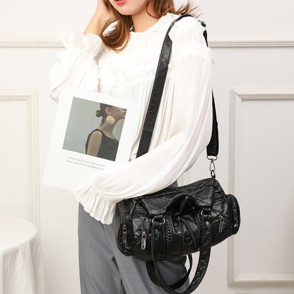 Small Handbags Satchel Handbag Soft Synthetic Shoulder Bag Dumpling Purse Bags