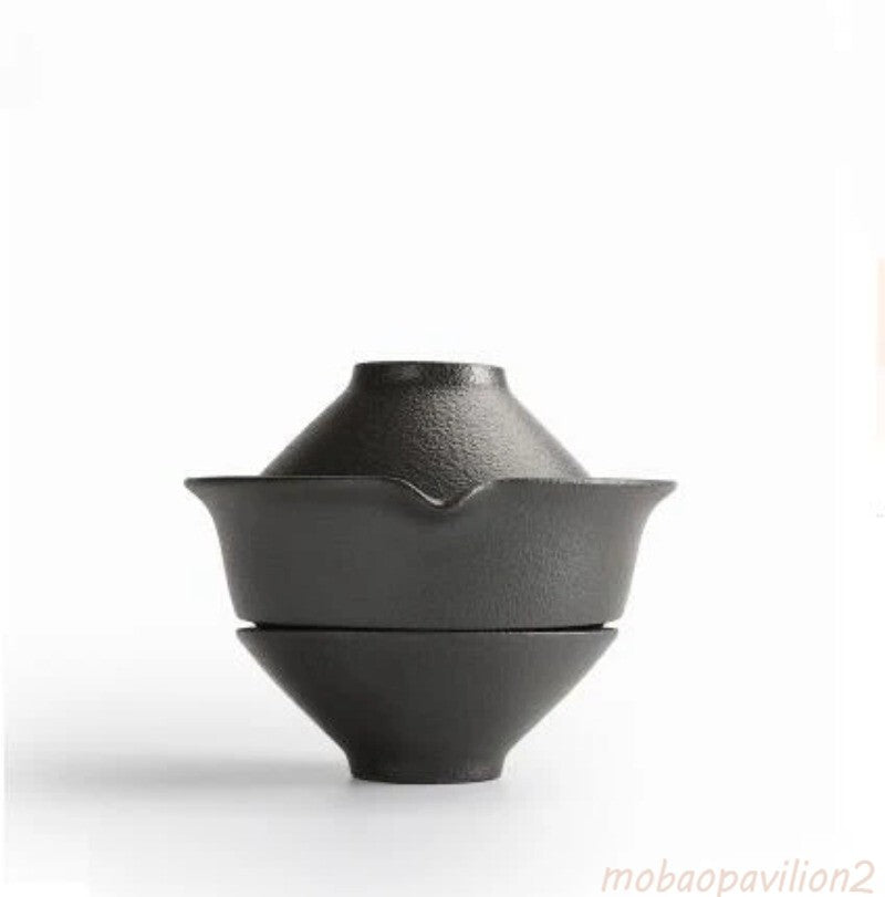 New Ceramic Teapot Tea Cup Set Portable Travel Tea Set