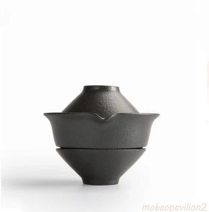 New Ceramic Teapot Tea Cup Set Portable Travel Tea Set