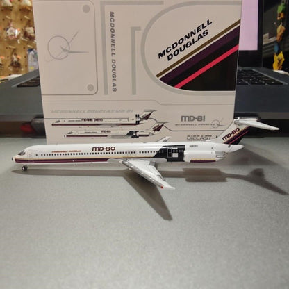 1:400 JC Wings McDonnell Douglas MD-80 N980DC Airplane Diecast Aircraft Model