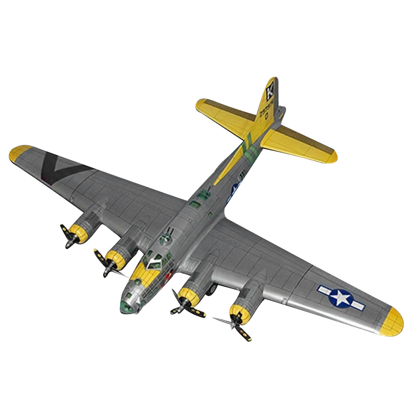 1:47 B-17 Flying Fortress Bomber Aircraft Paper Model Military Ornaments DIY